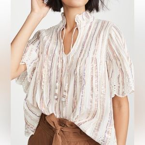 Sea NY Harriet pintucked top